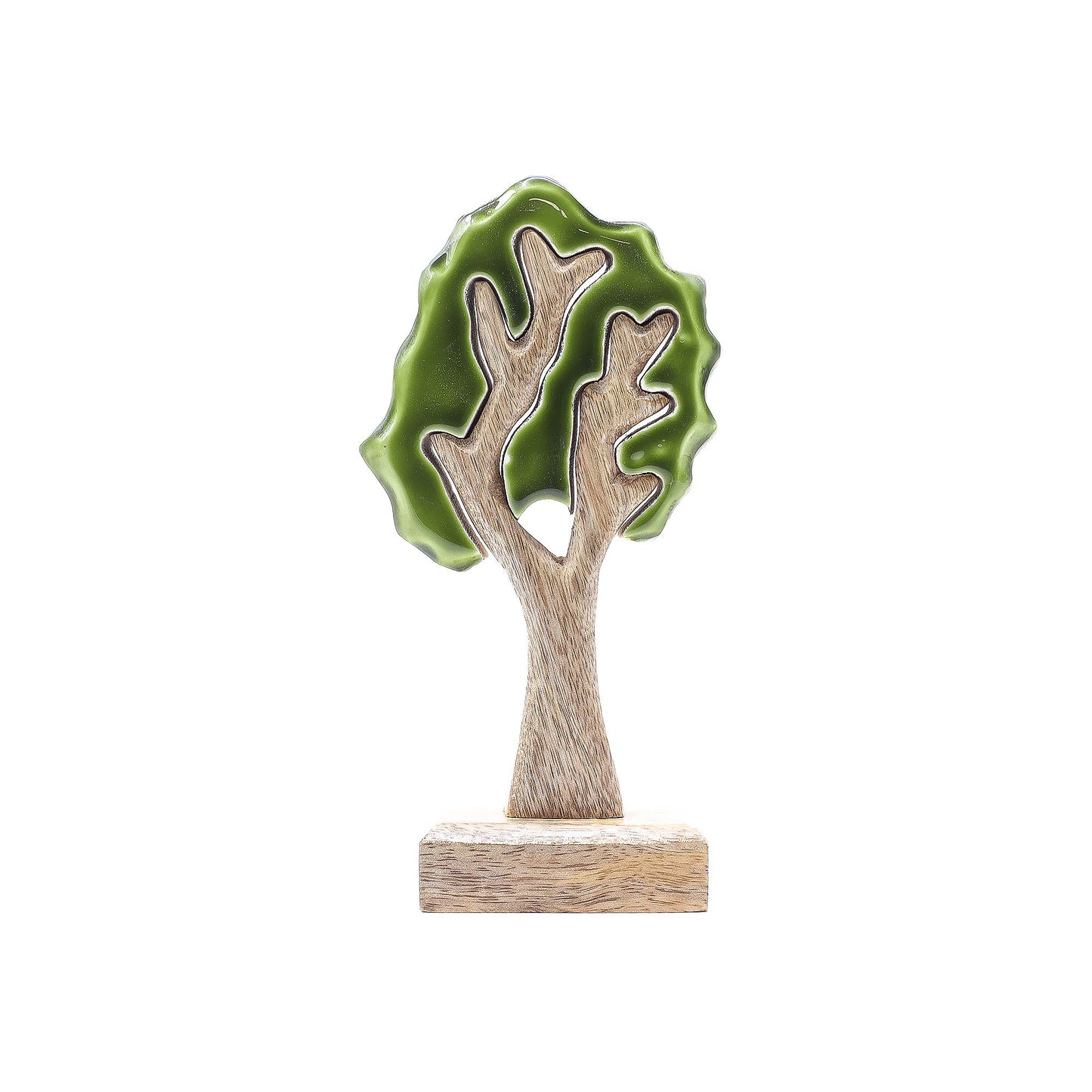 Lost in the Forrest -  Single Tree 3D Wooden Decoration - 20x10cm