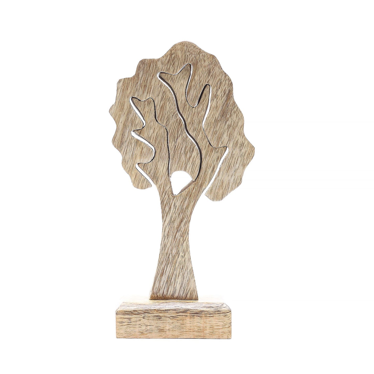 Lost in the Forrest -  Single Tree 3D Wooden Decoration - 20x10cm