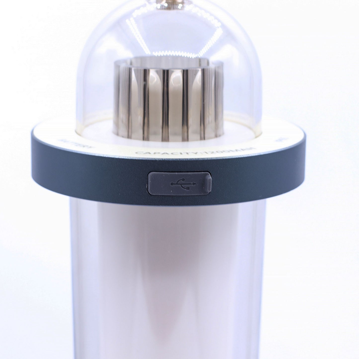 Outdoor Flame Effect Lamp - White USB - C Chargable - Multi Colour