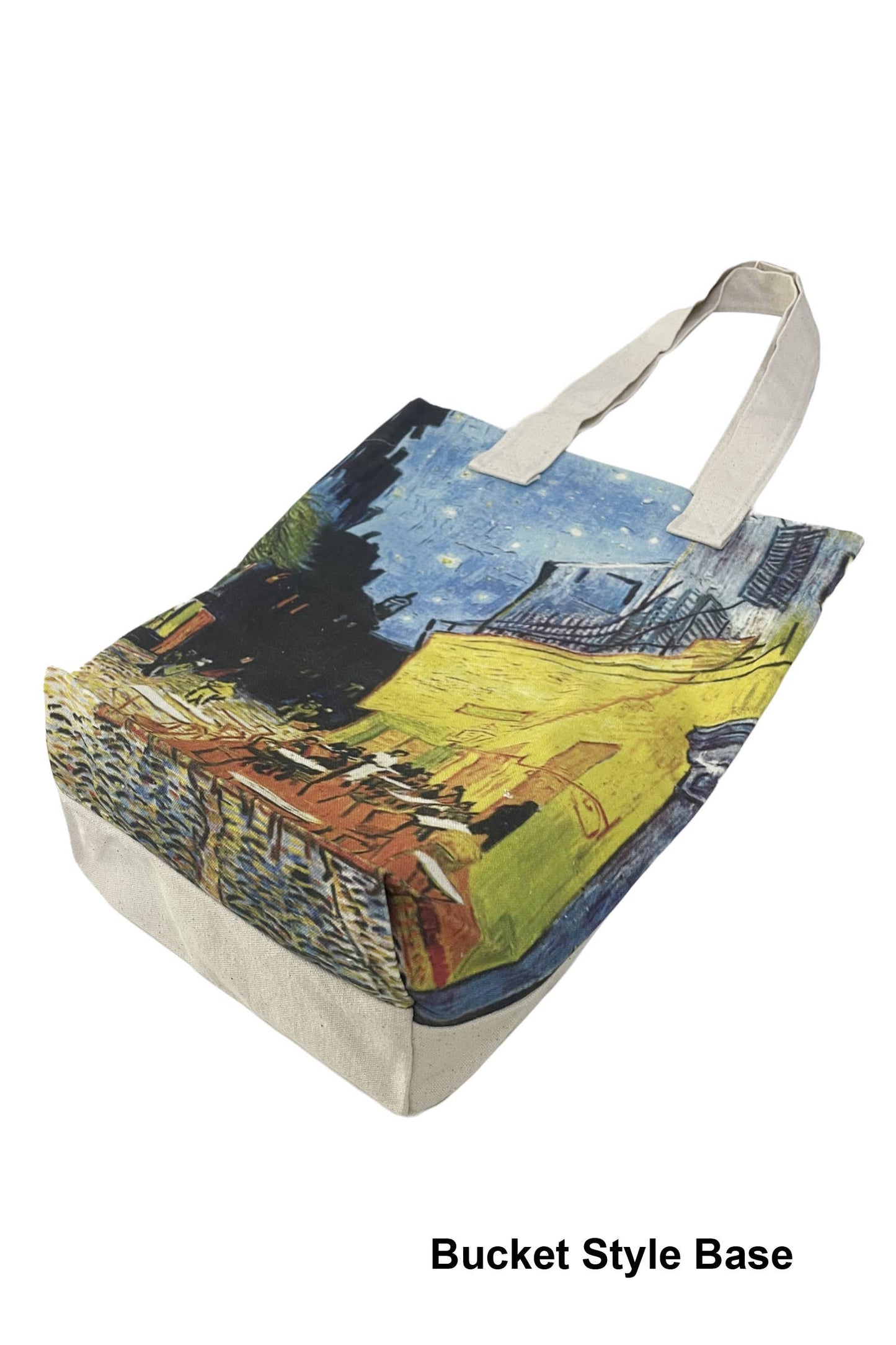 Shih Tzu Dog Print Cotton Tote Bag : Multi