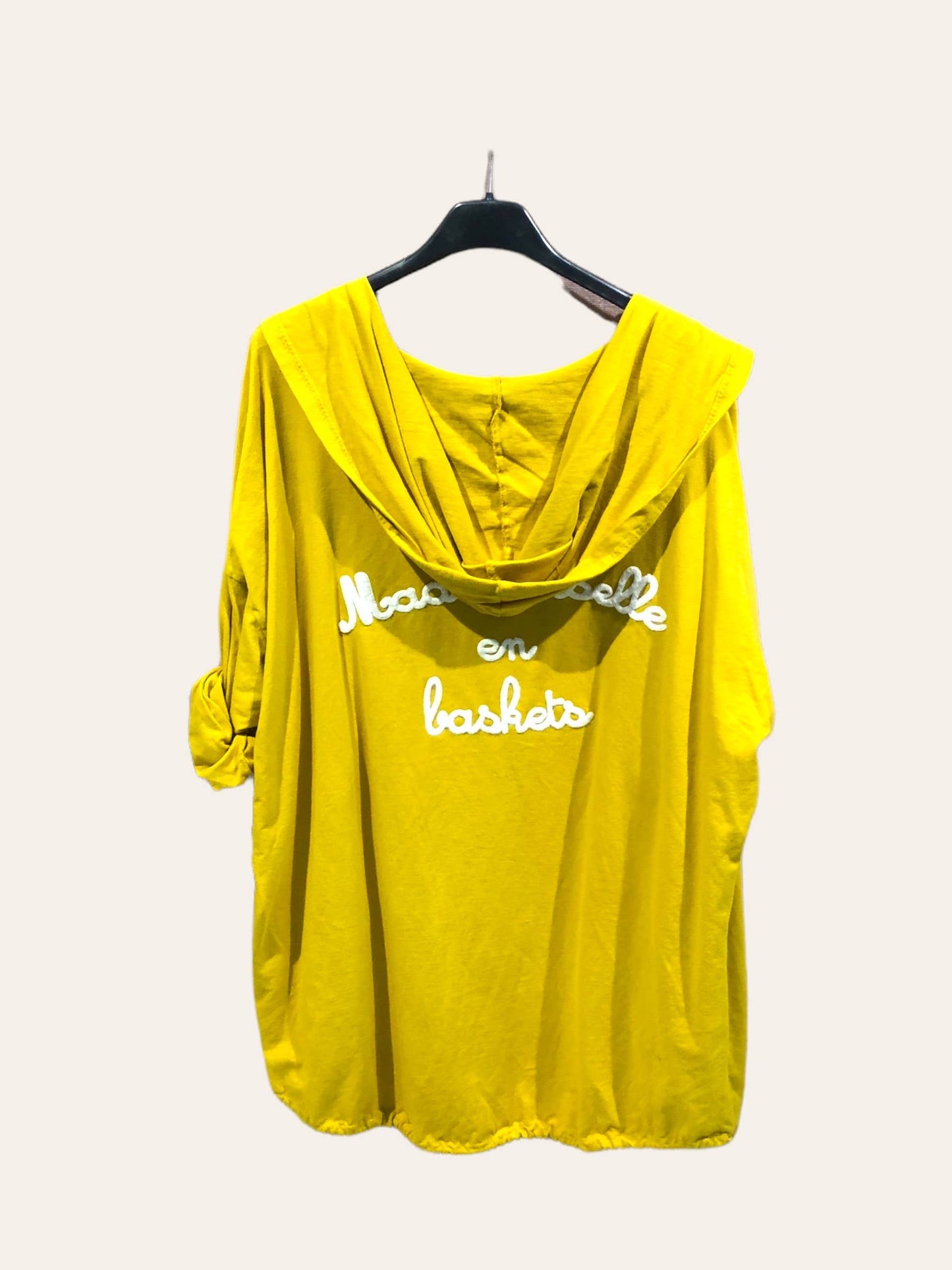 “Mademoiselle in sneakers” hoodie