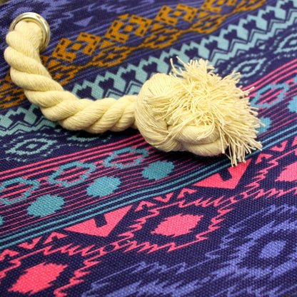 Rope Handle Bag - Bali Blues