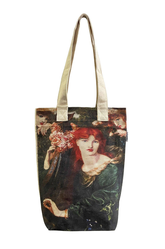 La Ghirlandata Pre Raphaelite Cotton Tote Bag : Multi
